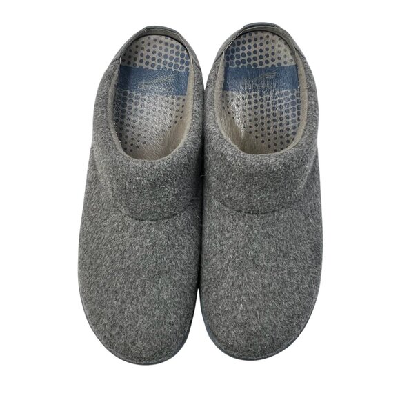 Dansko Women's Gray Wool Blend Slip On Clogs Size 39 9US - Picture 3 of 7